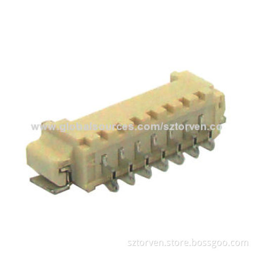 Wire to Board Connector, 1.25mm, 90 Degrees Dip Type, Available from 02 to 15-pin
